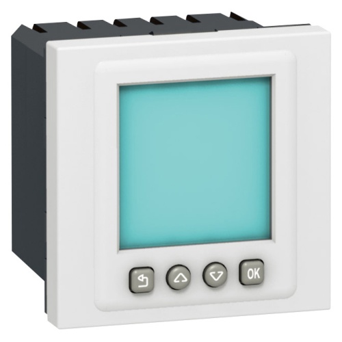 Выключатель с таймером программируемый - Программа Mosaic - 2 модуля - белый | код 078425 |  Legrand